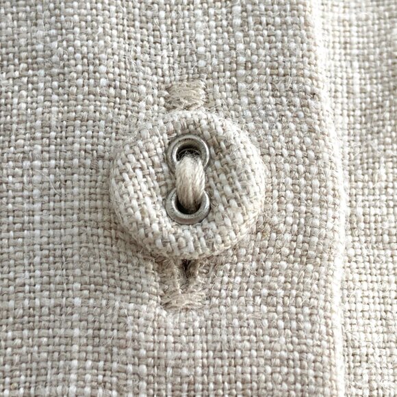 Chico's Linen Tunic Shirt with Pockets - Picture 8 of 11